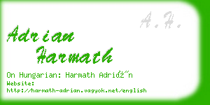 adrian harmath business card